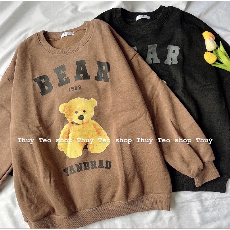 [Mã 12FASHIONSALE1 giảm 10K đơn 50K] [Hàng sẵn] Áo sweater nỉ bông dáng rộng hàng Quảng Châu 3158 | BigBuy360 - bigbuy360.vn