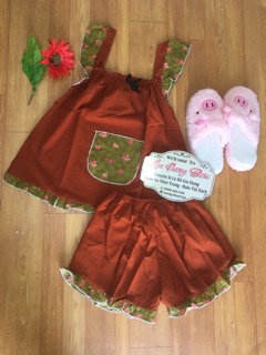 set bộ kate lụa túi hoa