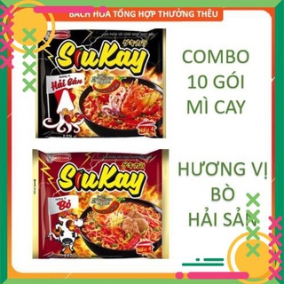 Mì SiuKay Acecook 3vị (Hải Sản ,Bò ,Gà cay Phô Mai)