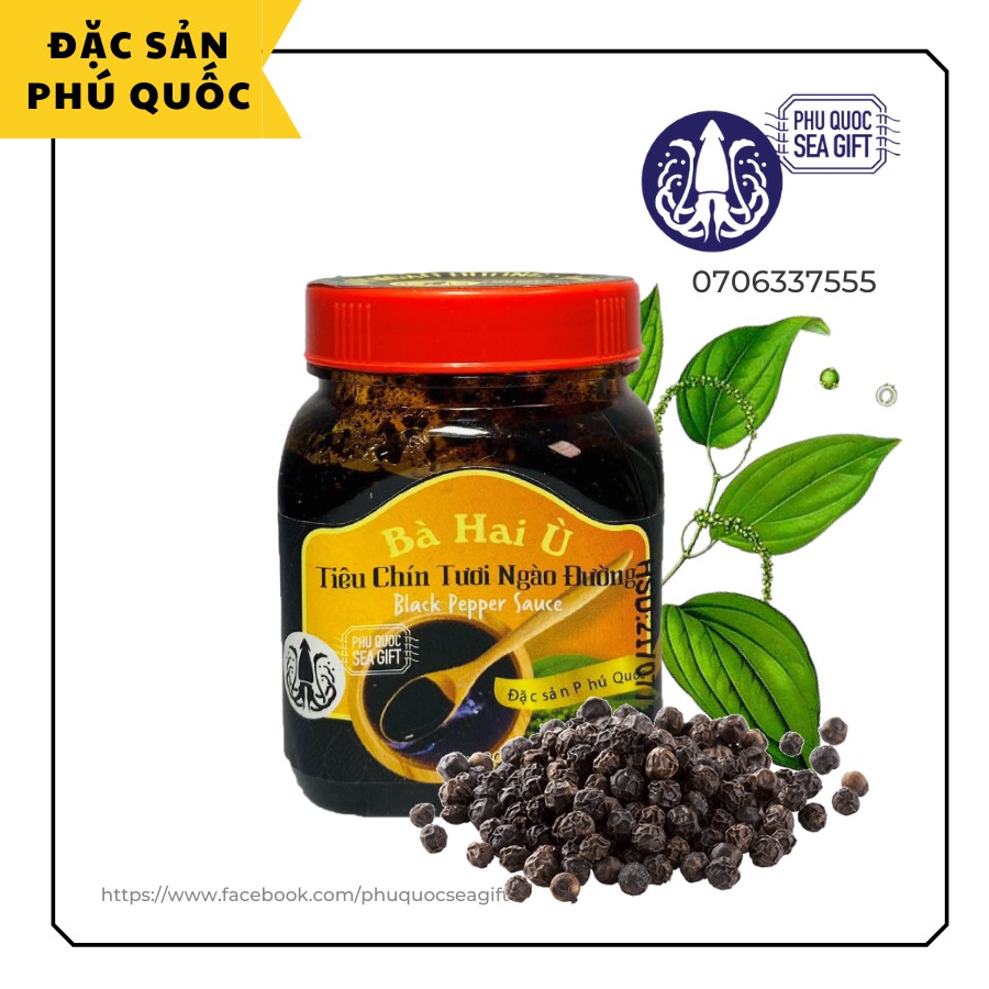 Tiêu chín ngào đường 200g - Đặc Sản Phú Quốc