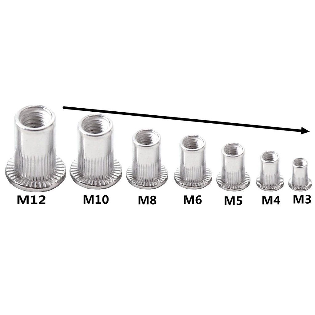 HOT!!! 20_CON ECU RÚT NHÔM_M3->M10, TÁN RÚT NHÔM