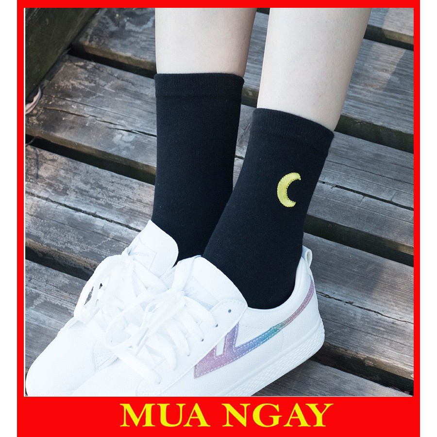 Tất Nữ Cổ Cao Hình Mèo Mặt Trăng TN48