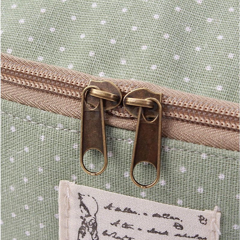 Hộp Đựng Đồ Trang Điểm Bằng Vải Lanh Đa Năng