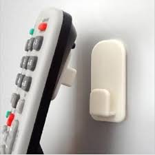 Set 2 giá treo điều khiển từ xa đa năng dán tường tiết kiệm diện tích, siêu tiện lợi - giao màu ngẫu nhiên