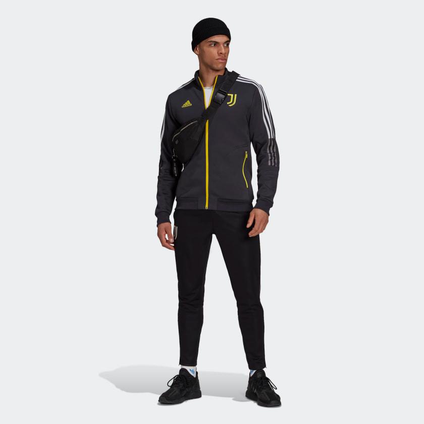 Áo Thể Thao Màu Đen-Adidas Juventus Tiro Anthem Jacket - Grey - GR2916-Sumoauthentic