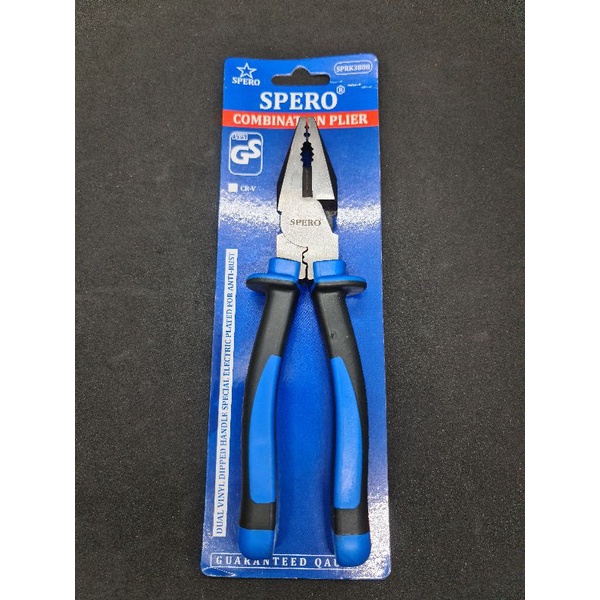 Kìm Điện Đa Năng SPERO 8'' 200mm Tay Cầm Chống Dầu, Kìm Đa Năng, Kìm Tuốt Dây Điện, Kìm Cắt Dây Điện.