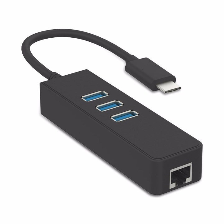 Bộ chuyển đổi Hub USB Type C ra 1 cổng Lan + 3 cổng Usb 3.0