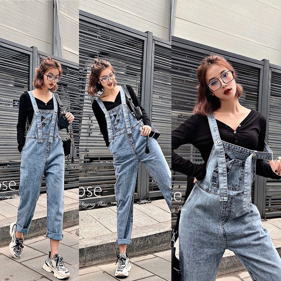 Quần yếm nữ phối lên dáng | BigBuy360 - bigbuy360.vn