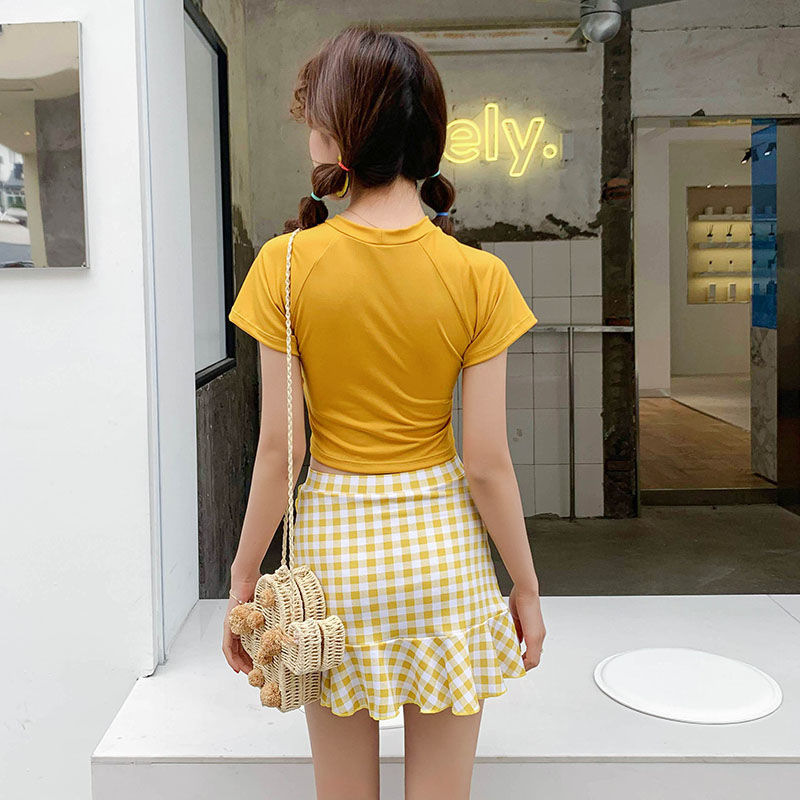 2020 New Korean Ins women Swimsuit Student Cute Two-Piece Swimsuit | BigBuy360 - bigbuy360.vn