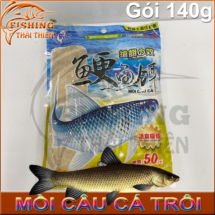 [Mã FAMAYMA giảm 10K đơn 50K] Mồi câu cá trôi đại ca đại gói 140g, câu cá trôi trắng, trôi đen, trôi đỏ