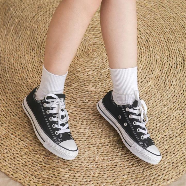 Giày Cv Cổ Thấp 1970s Full Box, Giầy Thể Thao Nam Nữ Giá Rẻ, Converse 1970s Đế Bằng Vải Cao Cấp -nhg1 I