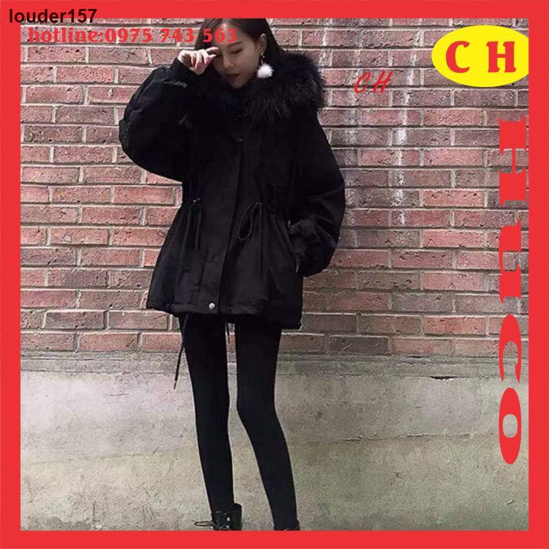 ❖✸◐louder157⚡ÁO KHOÁC KAKI lót lông 2 lớp có dây rút eo hàng loại 1 dáng dài siêu dày giá rẻ nhất thị trường kèm video ả