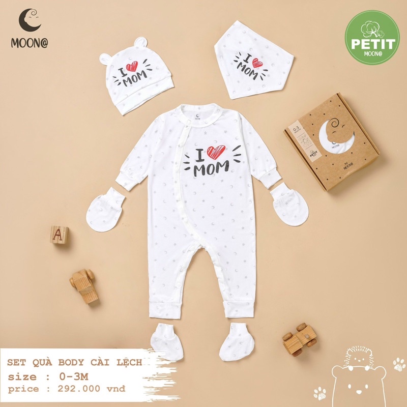 Moon - Sét quà bộ Body cài lệch SQBD01.22