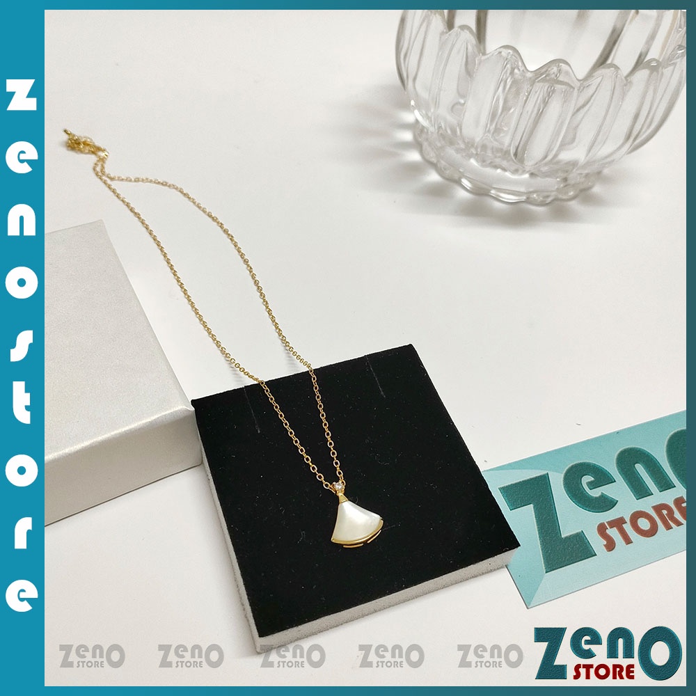 Vòng cổ Fritillary titan (full box) DC08, dây chuyền đơn giản, cá tính phong cách Hàn Quốc