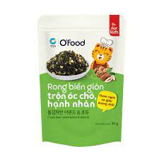 Rong Biển Giòn Trộn Hạt Óc Chó Hạnh Nhân