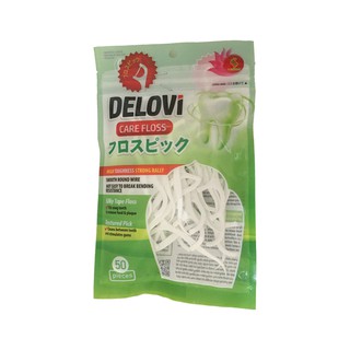 Tăm Chỉ Nha Khoa Delovi Care Floss - 50 Cái/ Túi