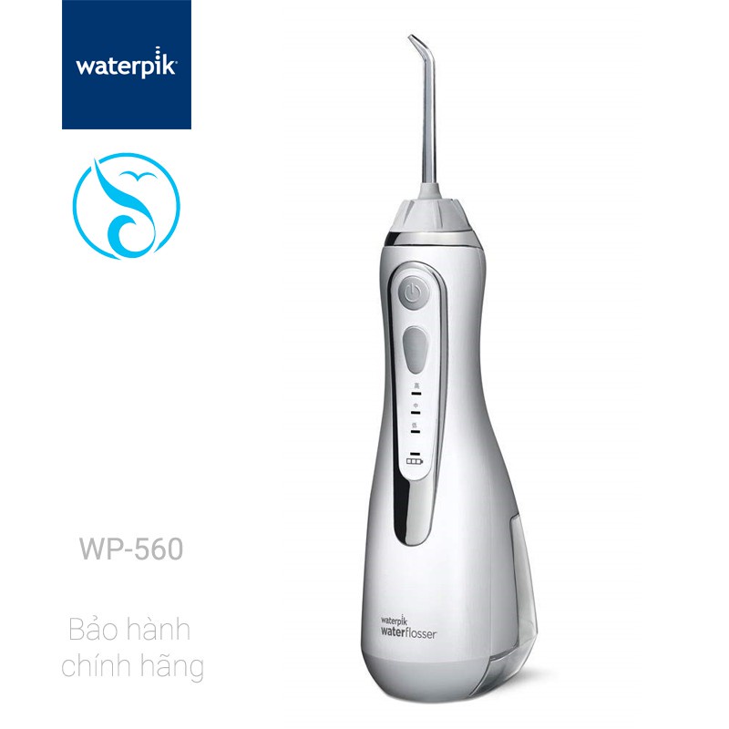 [Chính hãng 220V] Máy tăm nước cầm tay Waterpik WP560 Cordless Advanced [Mỹ]