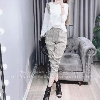 Bộ áo cotton quần thô đũi