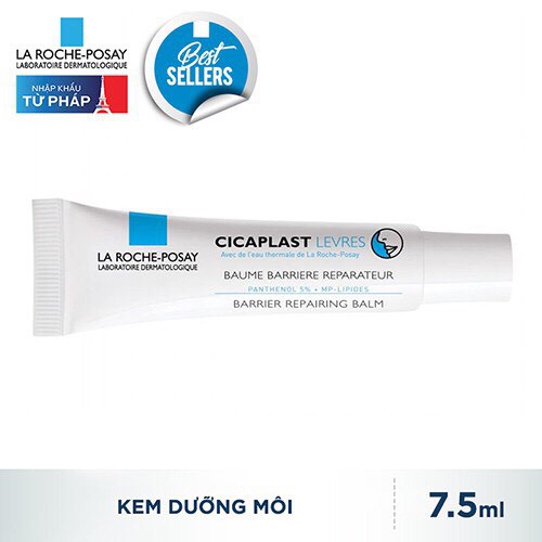 Larocheposay - Son Dưỡng giúp phục hồi độ ẩm &amp; bảo vệ môi La Roche-Posay Cicaplast Lips 7.5ml