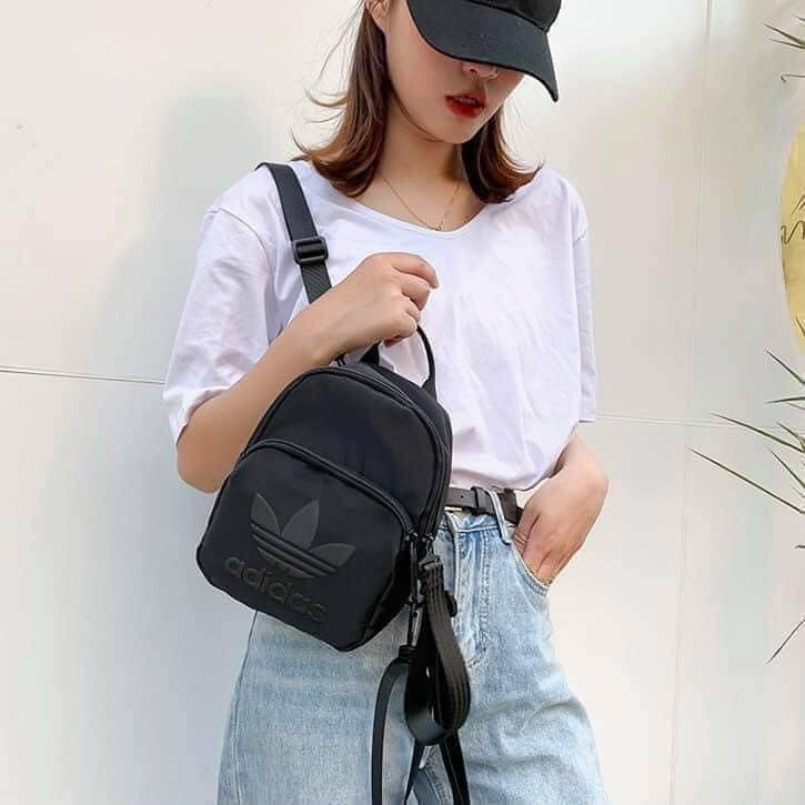 BALO DAS TÍM ĐEN SIZE MINI CHO BÉ VÀ MẸ - HÀNG XUẤT XỊN - EMMIT BL65