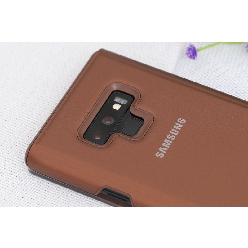[Mã SKAMPUSHA8 giảm 8% đơn 300K] Bao da Clear View Standing Cover Samsung Galaxy Note 9 chính hãng