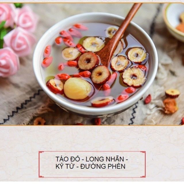 [RẺ VÔ ĐỊCH] 🍎 TRÀ TÁO ĐỎ - LONG NHÃN - KỶ TỬ - ĐƯỜNG PHÈN  🍎 freeship!!