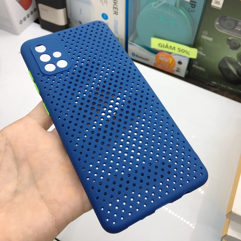 Ốp lưng Samsung A71 Nhựa dẻo Electroplating &amp; Glitter TPU Meetu Silver