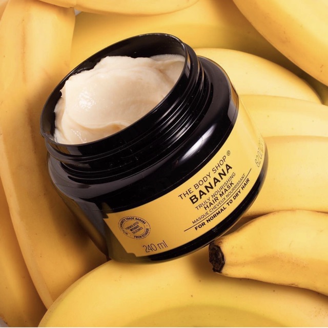 Kem Ủ Mặt Nạ Tóc The Body Shop Banana Truly Nourishing Hair Mask Cung cấp dưỡng chất Dành Cho Tóc Khô