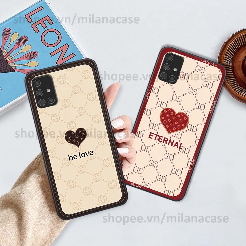 Ốp Samsung M51 hình trái tim be love tình yêu siêu đẹp, cá tính, thời trang