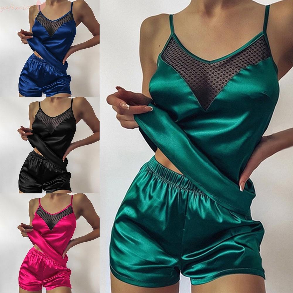 Bộ đồ ngủ hai dây phối ren gợi cảm cho nữ
 | BigBuy360 - bigbuy360.vn