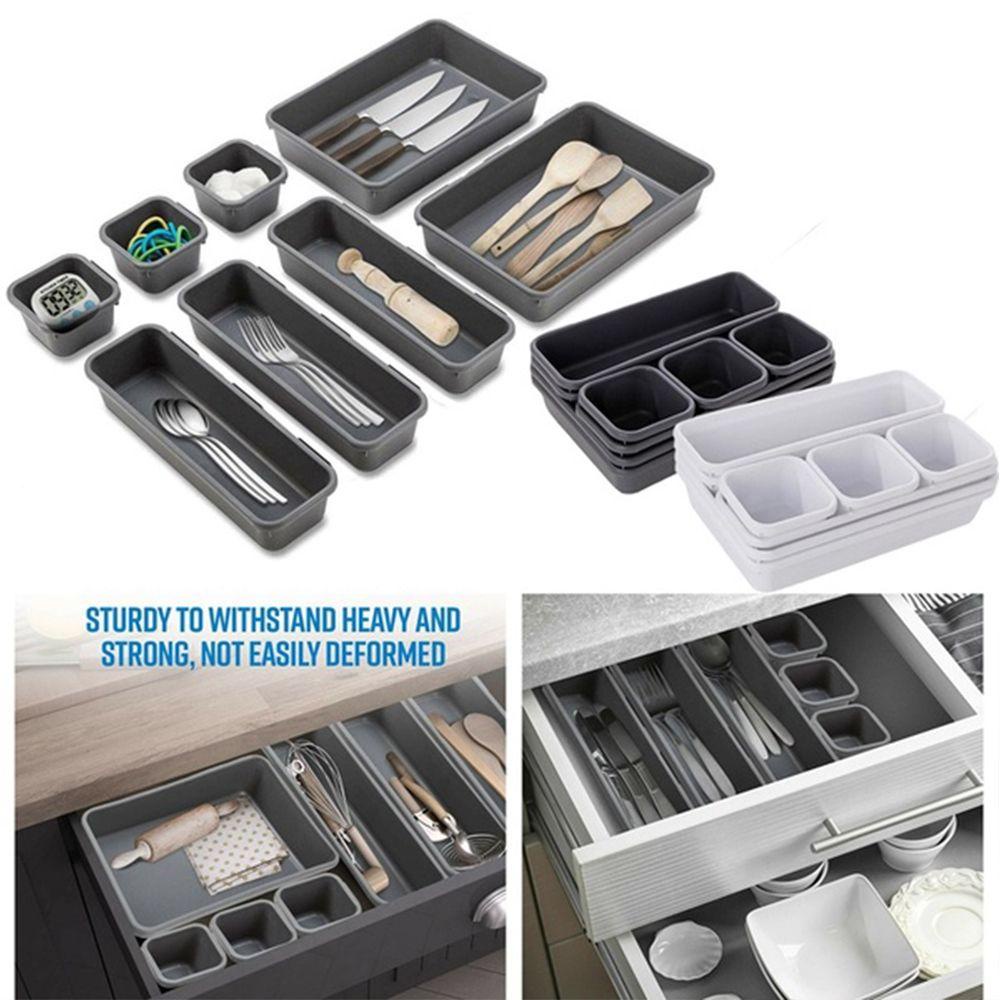 Set 8 Ngăn Kéo Đựng Trang Sức Bằng Nhựa Tiện Dụng Cho Nhà Bếp