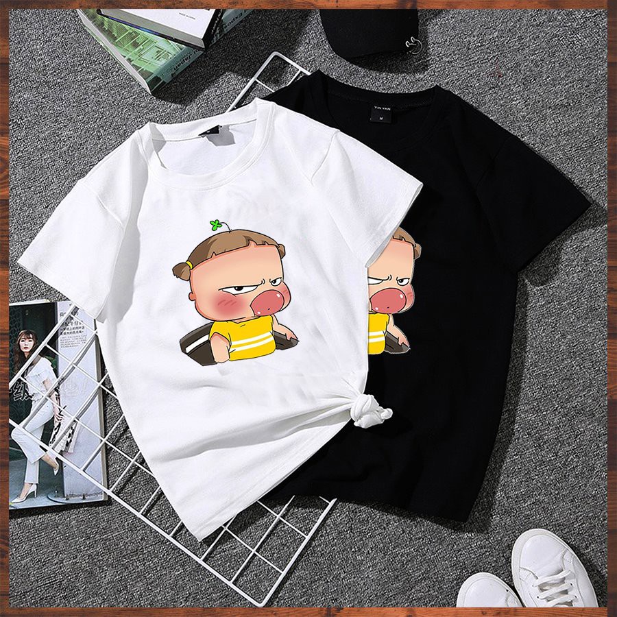 Áo thun tay lỡ nữ form rộng quỳnh cá tính vải dày mịn 20NU1154