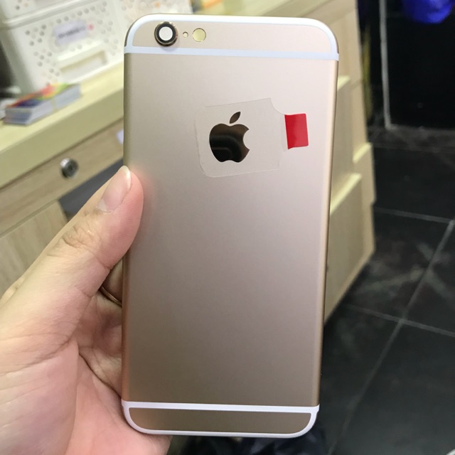vỏ 6G gold zin, kèm phím, in imei miễn phí
