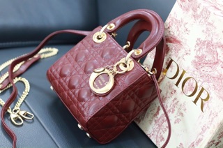 Túi Dior Lady Da Lì 3 Ô