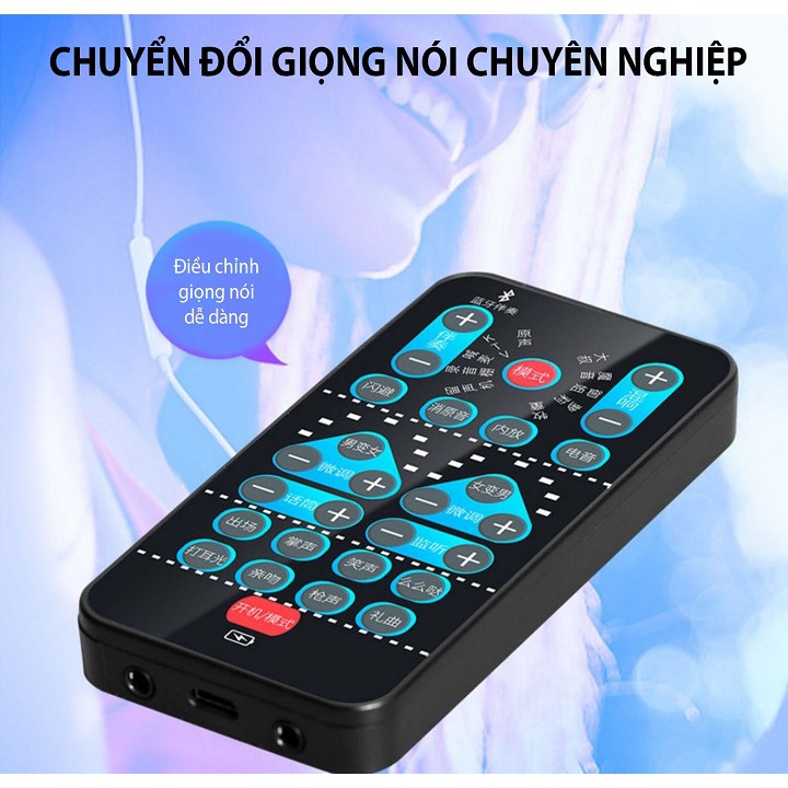 Bộ Chuyển Đổi 8 Giọng Nói Nam, Nữ, Trẻ Em M10 Dành Cho Điện Thoại, Máy Tính Bảng, PC, Hỗ Trợ Mic Đổi Giọng Chơi Game - H