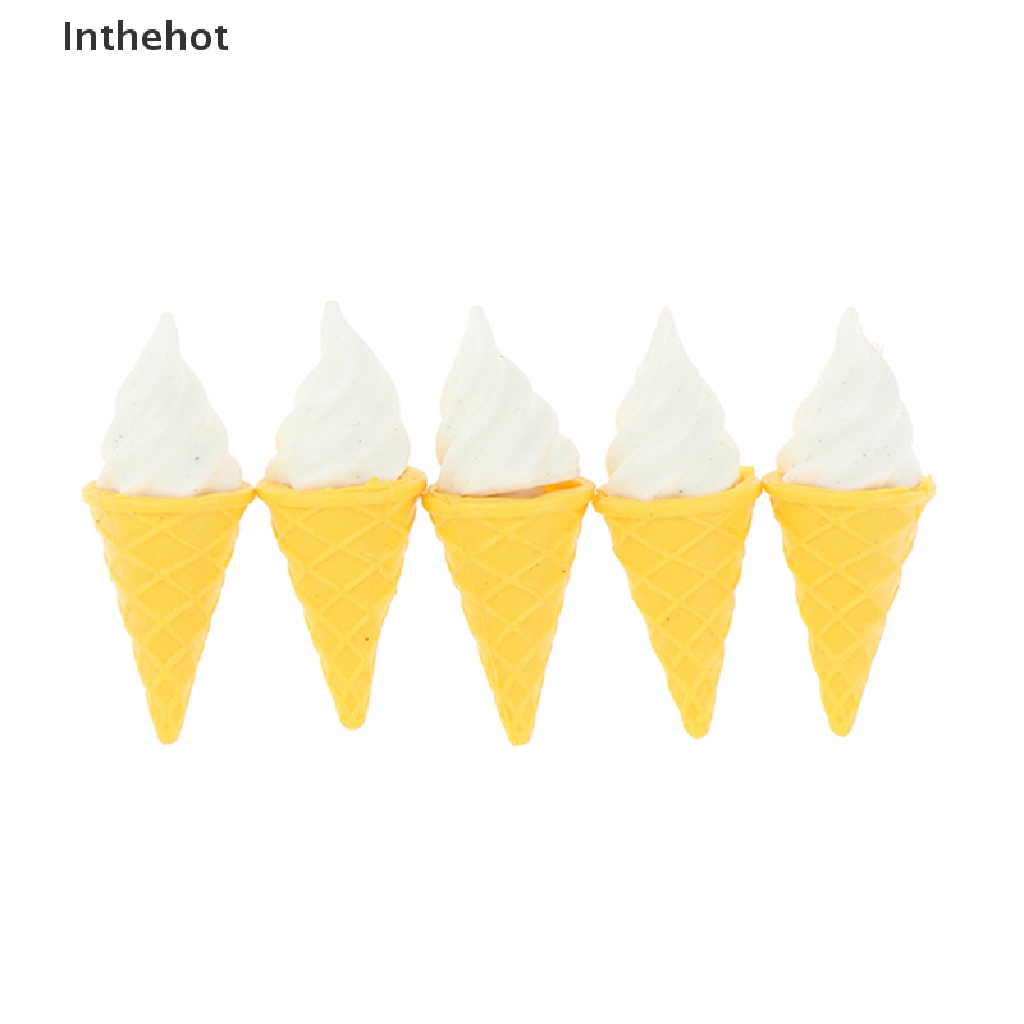 Bộ 5 Cây Kem mini Tỉ Lệ 1: 12 Dành Cho Búp Bê