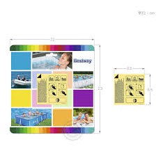 Bộ 10 miếng vá hồ bơi, phao bơi, nệm hơi Bestway 62091