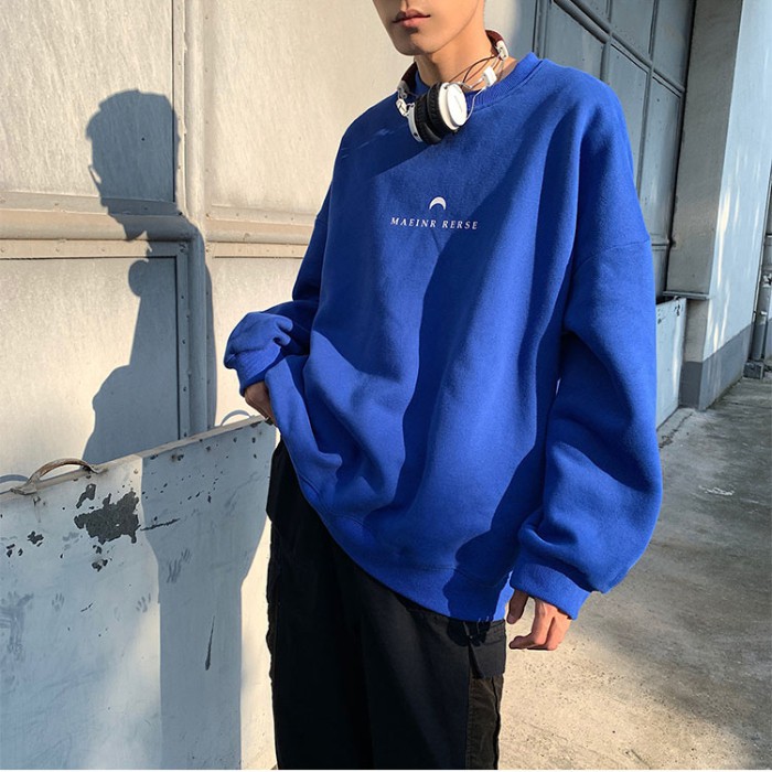 [ Mã 12FASHIONSALE1 giảm 10K đơn 50K ] Áo sweater cổ tròn nhiều họa tiết phong cách Hàn Quốc cho nam | BigBuy360 - bigbuy360.vn