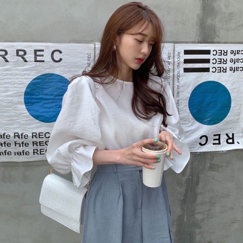 ÁO TIỂU THƯ TAY BỒNG HÀN QUỐC CỰC XINH SP2632
