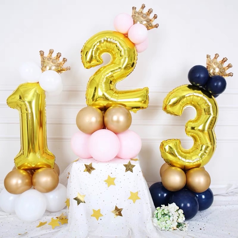 Bong bóng số size lớn 70cm,[FREESHIP]