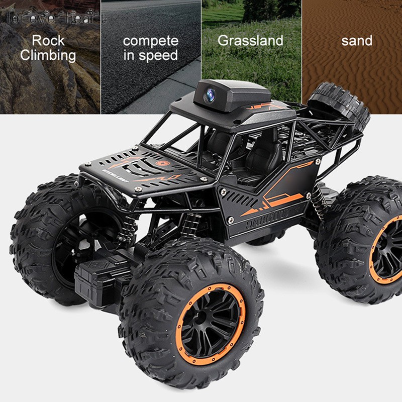 ♬♪♬ Rc Xe Hơi Địa Hình Điều Khiển Từ Xa 2.4g Có camera Kèm Phụ Kiện