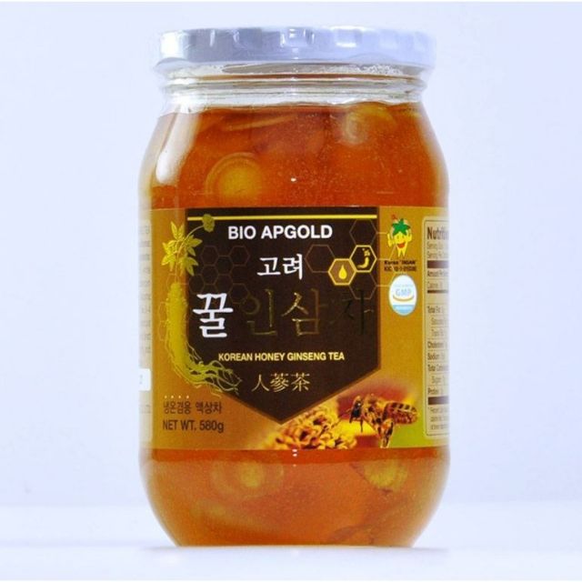 Sâm tươi thái lát ngâm mật ong Bio ApGold Hàn Quốc Mẫu Mới (580g) date tháng 2 2023 | BigBuy360 - bigbuy360.vn