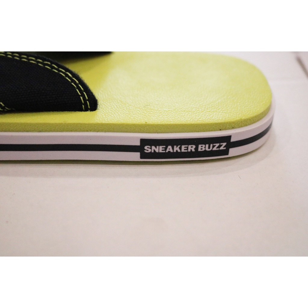 Dép Sneaker Buzz xỏ ngón màu mạ quai đen chính hãng 1SB0001