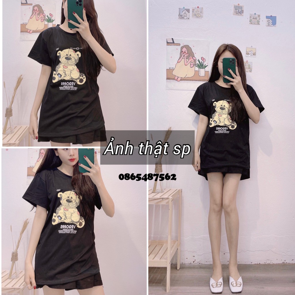 Áo Thun Nữ, Áo Phông Nữ Free Size 100% Cotton Hàng QC Loại 1 Full Túi Zip | BigBuy360 - bigbuy360.vn