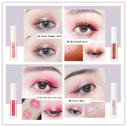 Phấn mắt dạng lỏng lấp lánh trang điểm nổi bật