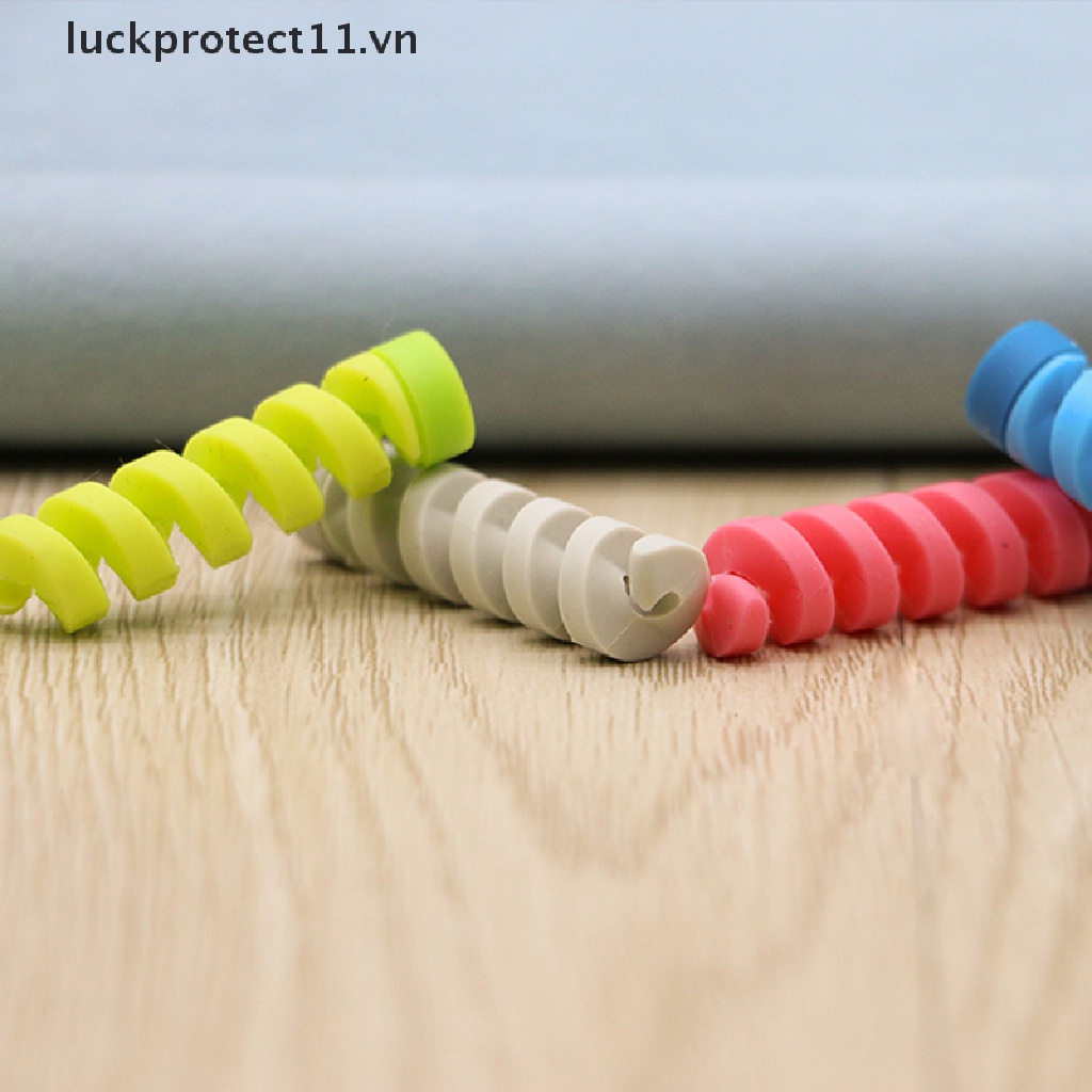 / / Luckprotect / / Dây Lò Xo Quấn Bảo Vệ Cáp Dữ Liệu