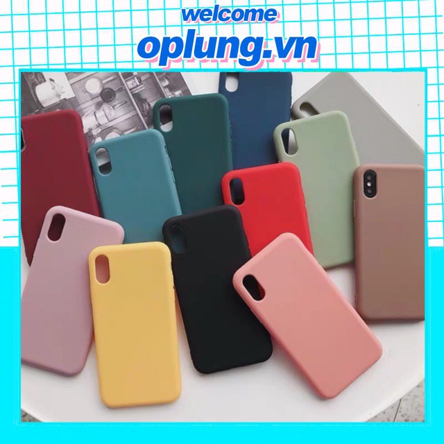 Ốp lưng iphone chất mịn nhiều màu MÀU 6/6plus/6s/6s plus/6/7/7plus/8/8plus/x/xs/xs max/11/11 pro/11 promax –  f196