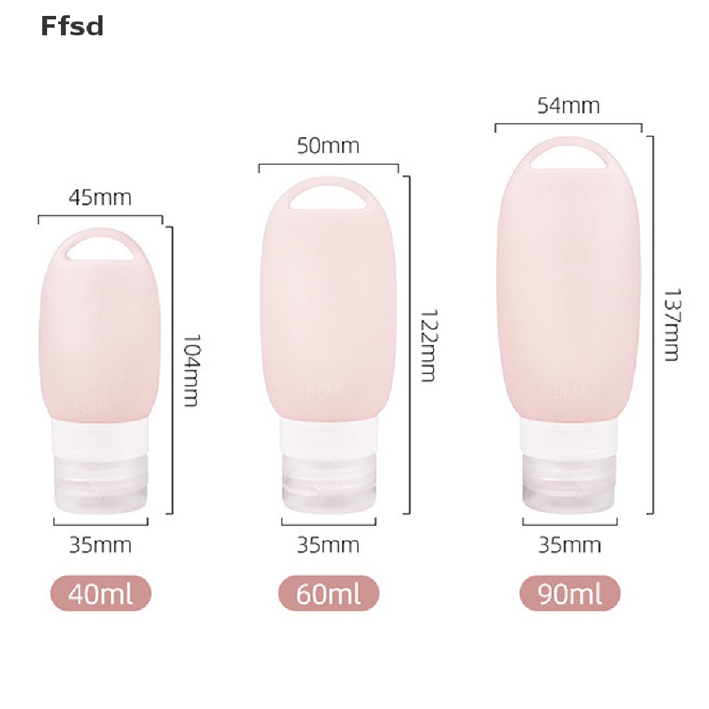 [Hàng mới về] Chai rỗng dạng nhấn bằng silicone đựng mẫu thử cỡ nhỏ cho du lịch