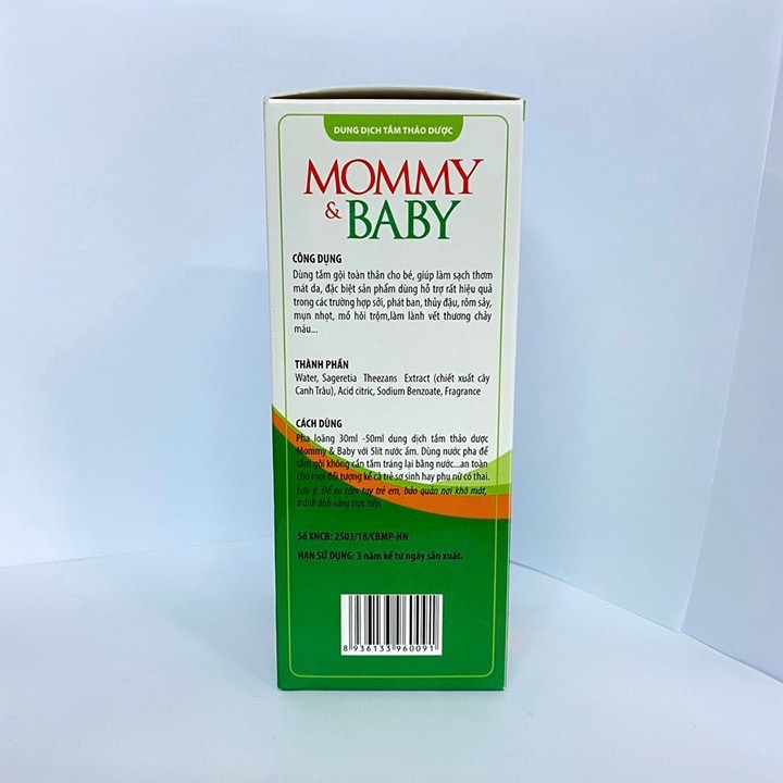 Sữa tắm thảo dược Mommy &amp; Baby 300ml