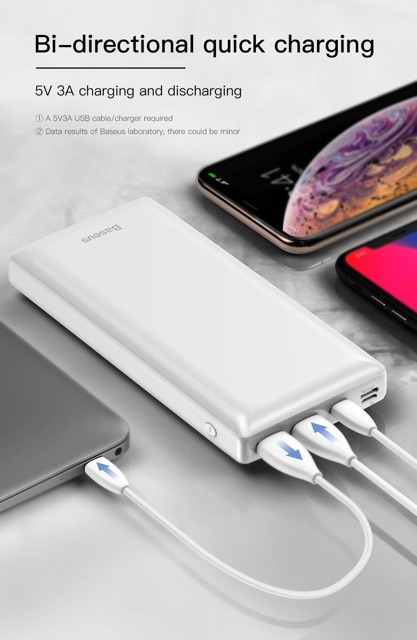 Pin sạc dự phòng 20.000mAh - 30.000mAh BASEUS MINI JA chính hãng mới nguyên Seal